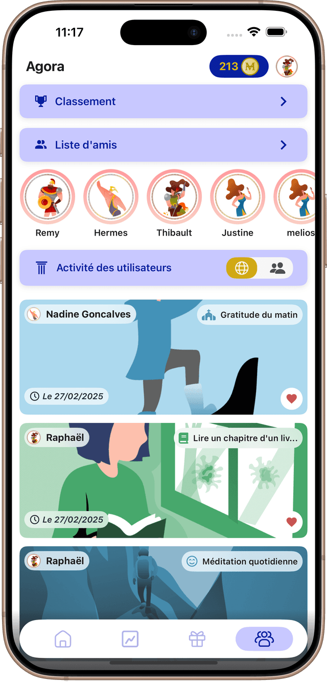 Melios agora screen